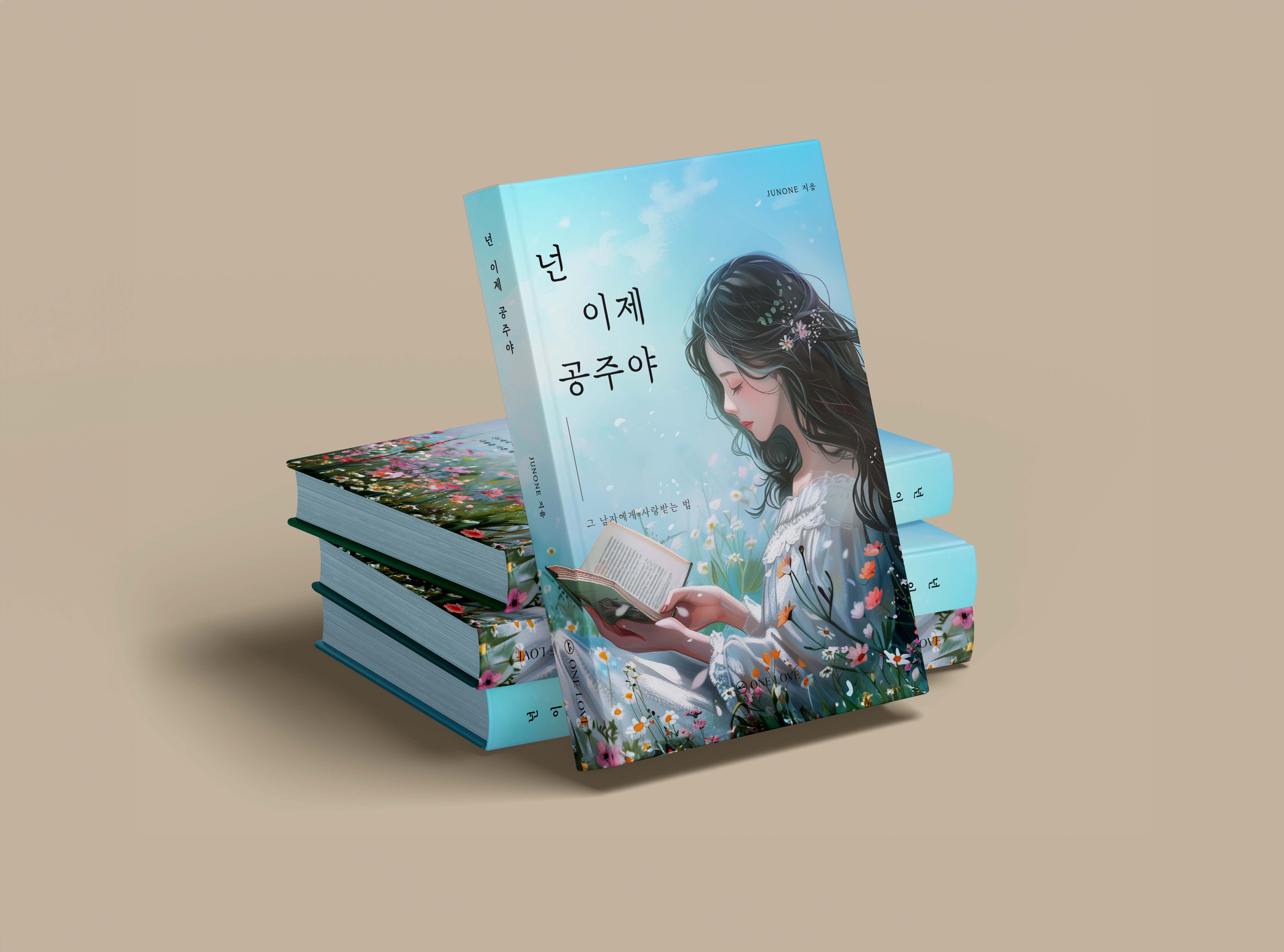 넌 이제 공주야 책 목업